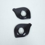 Paire de cache plastique noir pour visière de casque nolan n70 neuf Paire de cache plastique noir pour visière de casque nolan n70 neuf