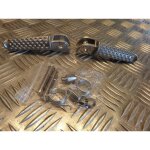 Paire de cale repose pied avant pilote moto honda cbr 600 1000 rr 2003 - 2012
