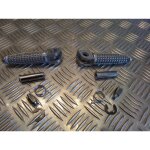 Paire cale repose pied avant pilote moto kawasaki zx6r zx10r er6 z1000 z750 zx636 zx - 6r . . . Paire cale repose pied avant pilote moto kawasaki zx6r zx10r er6 z1000 z750 zx636 zx - 6r . . .