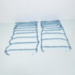 Paire de chaines a neige pour quad atv / utv neuve moose racing 9 v - bar chains