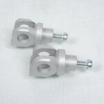 Paire chape repose pied av lightech moto kawasaki ninja 1000 zx - 10r ftp004sil