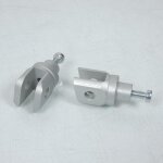 Paire chape repose pied av lightech pour moto suzuki 1300 gsx b - king ftp005sil