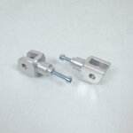 Paire chape de repose pied av lsl pour moto aprilia 850 mana 2007 a 2018 115 - s13