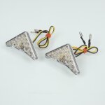 Paire de clignotant de car�nage led bike it chevron homologu� ce pour moto neuf
