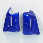 Paire d'�copes de radiateur bleu pour mobylette peugeot 103 spx phase 2 neuf