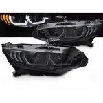 Paire de feux phares honda civic de 2016 a 2021 full led drl dyn noir - 42058681