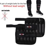 Paire de leggings de sport ajustables pour homme et femme, sacs de sable pour la course, l'entranement ...