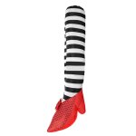Une paire de pattes de sorcire malfique, 40cm, jouet en peluche, dcoration d'halloween, dcor de cour, ...