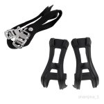 Paire de - pieds vlo de route vtt cyclisme + sangle pour pdales durable