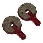 Paire de plaquettes de frein a disque en métal pour vtt mountain m446 355 395 bb5 rouge Paire de plaquettes de frein a disque en métal pour vtt mountain m446 355 395 bb5 rouge