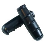 Paire de poignee velo noir 22. 2 mm 100 mm ville vintage fixie retro ancien