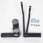 Paire de repose pied arri�re droite gauche avec platine pour moto aprilia 50 rs neuf