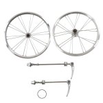 Paire de roues de vlo de montagne en alliage d'aluminium, 20, 25, 20 pouces, 406, avant 100 mm, arrire ...