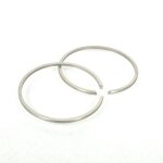 Paire segment de piston pour mobylette yamaha yamy me 50 1tk - e1611 - 00 �40mm neuf