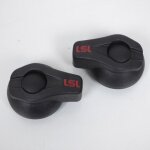 Paire de tampon pare carter lsl coloris noir pour moto scooter 550 - 002pt neuf