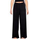Palazzo pantalon de yoga large et elastique a schage rapide pour femme taille 44 - 54