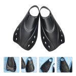 Palmes de natation courtes rglables pour hommes et femmes, palmes de natation en apne, 1 paire - type ...