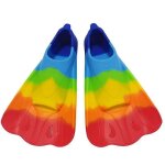 Palmes de natation pour enfants (xxs - kids - unisex - q2) palmes de natation courtes pour jeunes