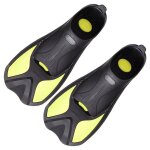 Palmes de pied de plonge en apne professionnelles, palmes courtes de plonge, maire, equipement de ...