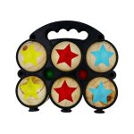 Panier de p�tanque - ferry - 6 boules en bois l�ger - 2 cochonnets - mixte