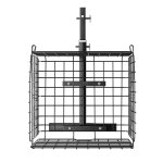 Panier arri�re pour scooter - duoku - panier m�tallique pliable - panier de chargement robuste - r�cepteur ...