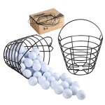 Panier de balles de golf pratique avec poignée, conteneur de stockage de grande capacité pour la maison, ... Panier de balles de golf pratique avec poignée, conteneur de stockage de grande capacité pour la maison, ...