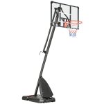 Panier de basket - ball sur pied avec base de lestage sur roulettes hauteur rglable 2, 93 - 3, 5 m acier ...