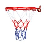 Panier de basket - ball suspendu au mur, jante avec vis de filet, pour sports de plein air et d'int�rieur, ...
