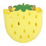 Panier de velo avant amovible, leger et multifonction, jaune Panier de velo avant amovible, leger et multifonction, jaune