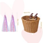 Panier velo enfant, panier de guidon de vlo enfant, tricotage a la main panier vlo pour filles garons. ...