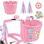 Panier de vlo pour enfants - panier de vlo tress pour enfants - avant - en plastique tress - accessoire ...