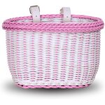 Panier de vlo pour fille de 12, 14, 16, 18 pouces, panier de rangement pour guidon avant, panier impermable, ...