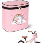 Panier de v�lo, tissu oxford imperm�able panier velo enfant, accessoires v�lo enfants, convient au scooter ...