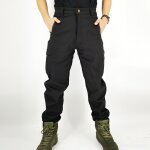 Pantalon de chasse en daim imitation tiger pour homme automne - hiver doublure en polaire rsistant a ...