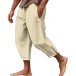 Pantalon coton lin homme décontractés pantalon de plage léger eté pantalon sarouel homme pantalon casual ... Pantalon coton lin homme décontractés pantalon de plage léger eté pantalon sarouel homme pantalon casual ...