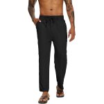 Pantalon coton lin homme yoga décontracté pantalons toile homme leger eté pantalon taille elastique placket ... Pantalon coton lin homme yoga décontracté pantalons toile homme leger eté pantalon taille elastique placket ...