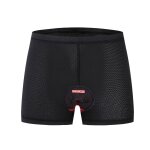 Pantalon de cyclisme pour hommes, long, rflchissant thermique, cuissard avec bretelles, coussin en ...