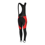 Pantalon de cyclisme pour hommes, long, rflchissant thermique, cuissard avec bretelles, coussin en ...