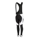 Pantalon de cyclisme pour hommes, long, rflchissant thermique, cuissard avec bretelles, coussin en ...