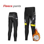 Pantalon de cyclisme en molleton chaud pour hommes, pantalon de sport en plein air, pantalon de vtt, ...