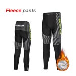 Pantalon de cyclisme en molleton chaud pour hommes, pantalon de sport en plein air, pantalon de vtt, ...