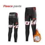 Pantalon de cyclisme en molleton chaud pour hommes, pantalon de sport en plein air, pantalon de vtt, ...