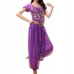 Pantalon de danse orientale indian dancing back