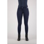 Pantalon equitation full grip femme euro - star arista essentials 80 femme bleu