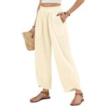 Pantalon femme pantalon fluide femme eté coton décontractée pantacourt 7 / 8 pantalon taille elastique ... Pantalon femme pantalon fluide femme eté coton décontractée pantacourt 7 / 8 pantalon taille elastique ...