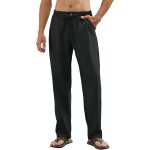 Pantalon homme lin décontracté pantalons a taille elastique et cordon de serrage homme léger pantalon ... Pantalon homme lin décontracté pantalons a taille elastique et cordon de serrage homme léger pantalon ...