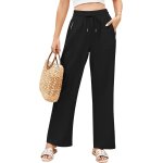 Pantalon lin femme eté coton pantalon fluide longue avec poches décontractés elegant droit pantacourt ... Pantalon lin femme eté coton pantalon fluide longue avec poches décontractés elegant droit pantacourt ...