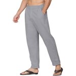 Pantalon lin homme eté décontracté pantalon taille elastique léger et respirant pantalons de plage avec ... Pantalon lin homme eté décontracté pantalon taille elastique léger et respirant pantalons de plage avec ...