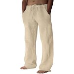 Pantalon en lin homme jogging coton décontracté eté pantalons sport yoga taille elastique léger pants ... Pantalon en lin homme jogging coton décontracté eté pantalons sport yoga taille elastique léger pants ...