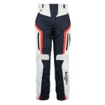 Pantalon moto femme furygan apalaches - bleu / rouge / pearl - l